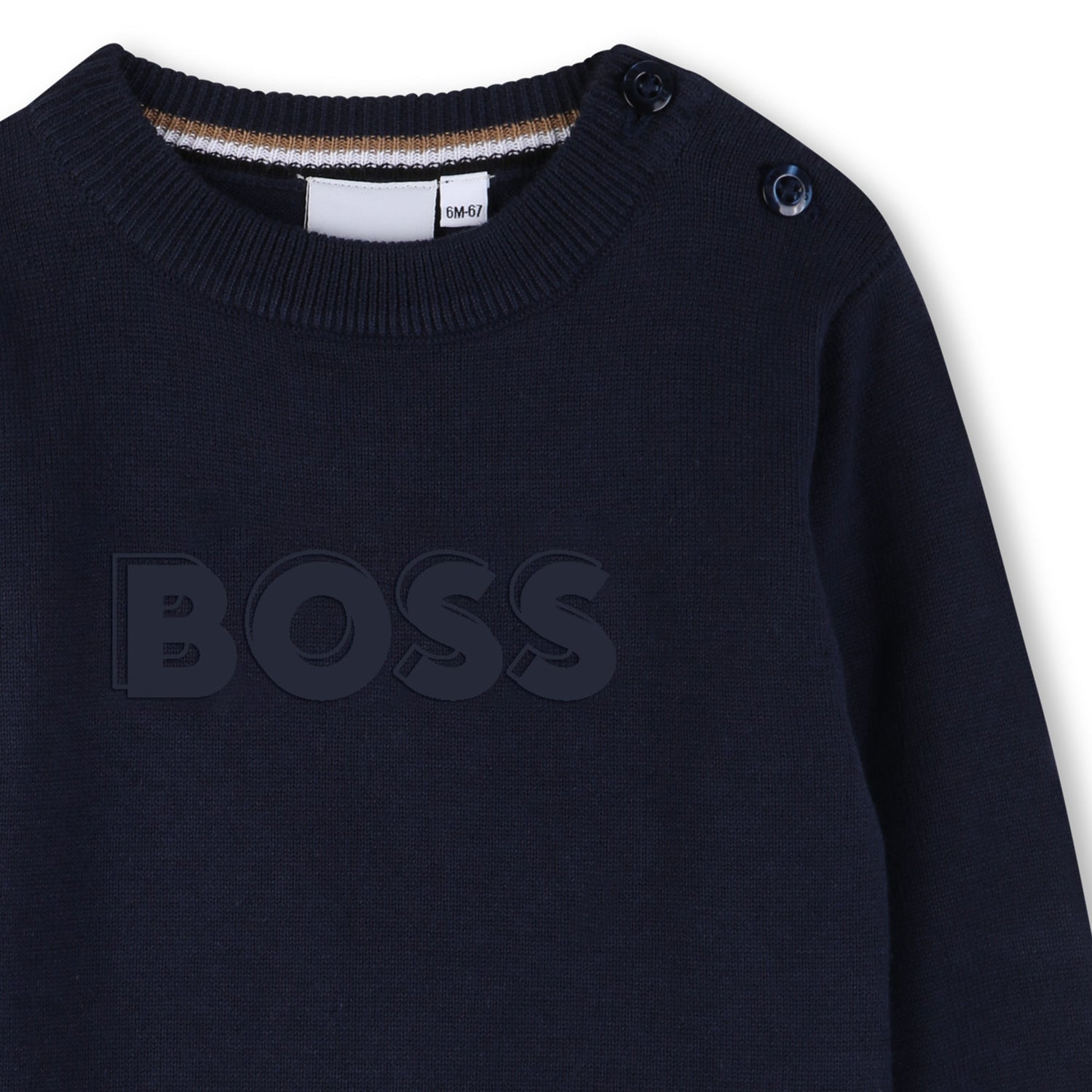 Sweater Tejido Hilo Classic Azul