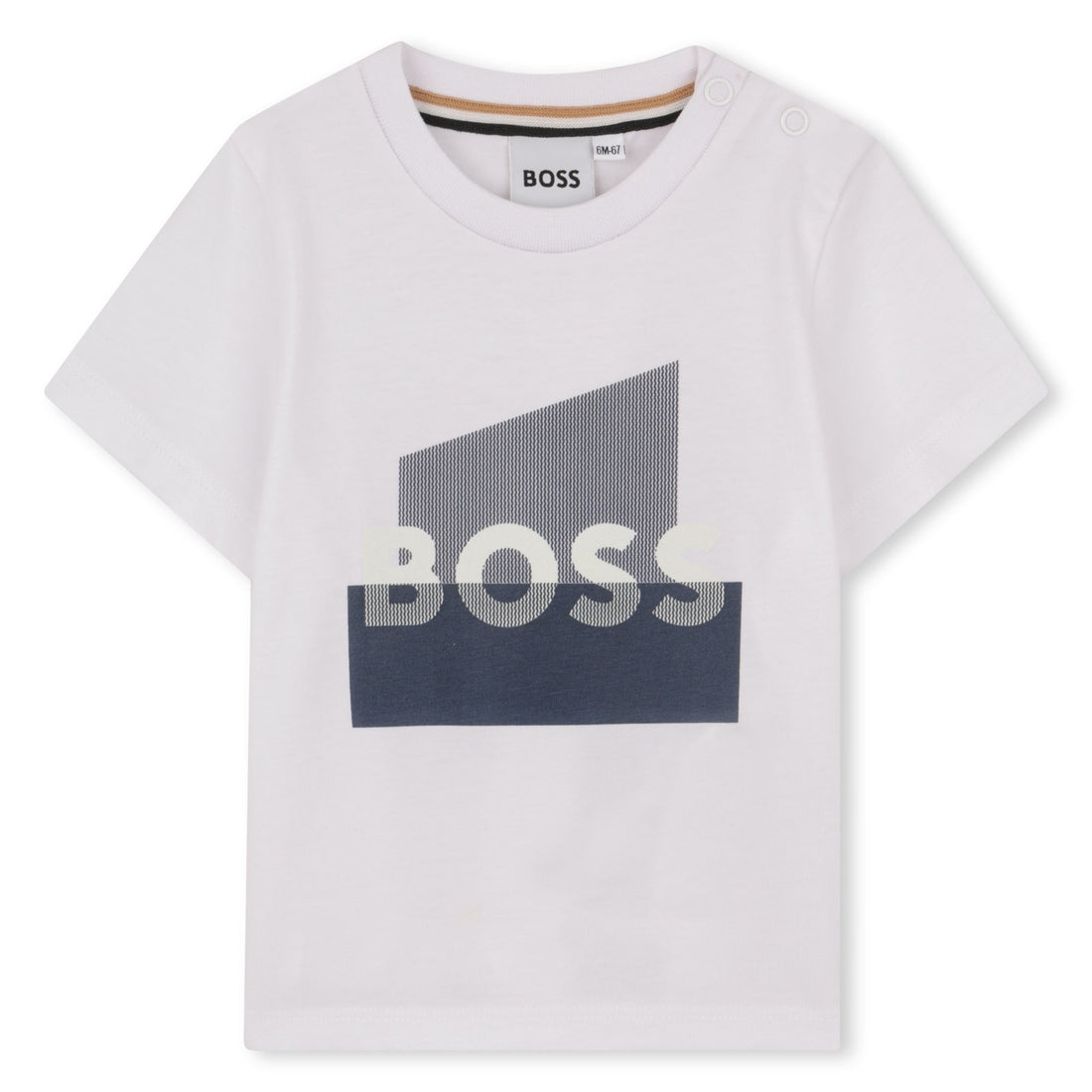 Camiseta Gráfico Raised Blanca