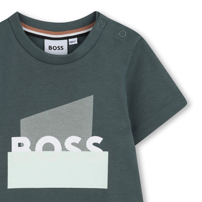 Camiseta Gráfico Raised Verde