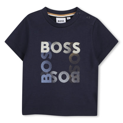 Camiseta Azul Modern Graphic Azul