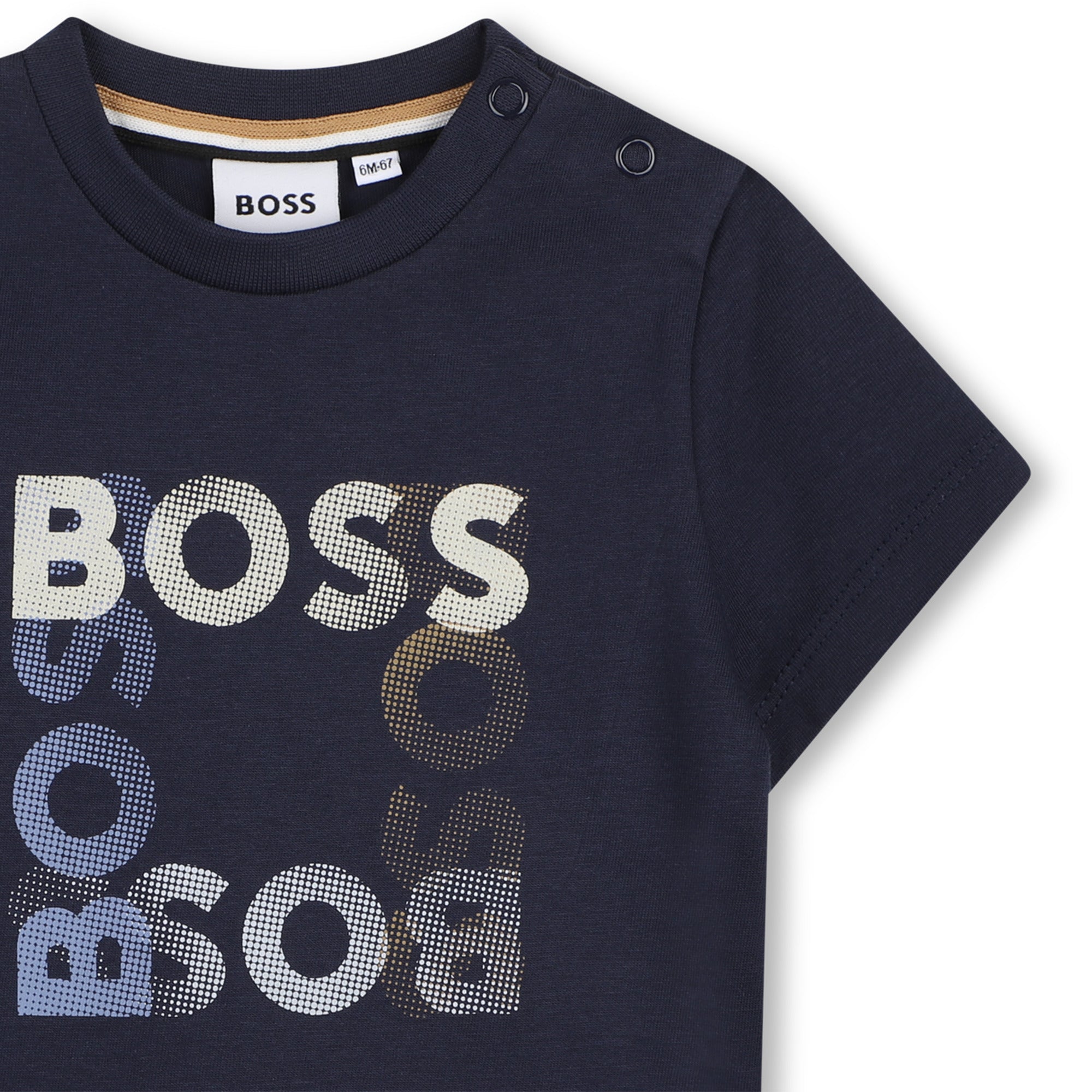 Camiseta Azul Modern Graphic Azul