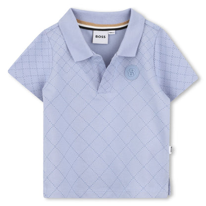 Polo Piqué Efecto Acolchado Double B Peltre