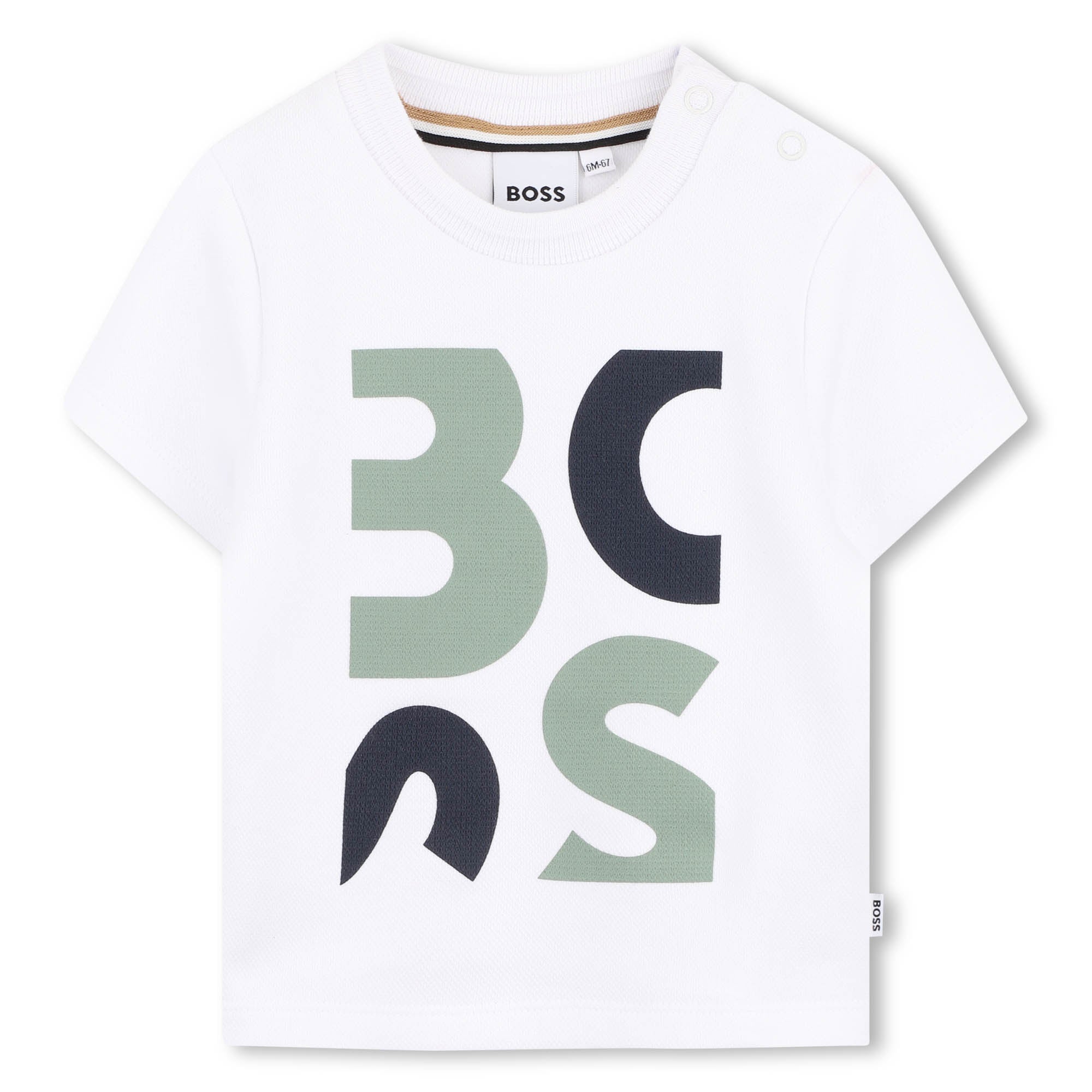 Camiseta Maxi Logo Boston Blanco