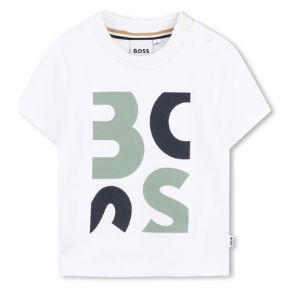 Camiseta Maxi Logo Boston Blanco