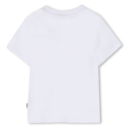 Camiseta Estampados Deportivos Blanca