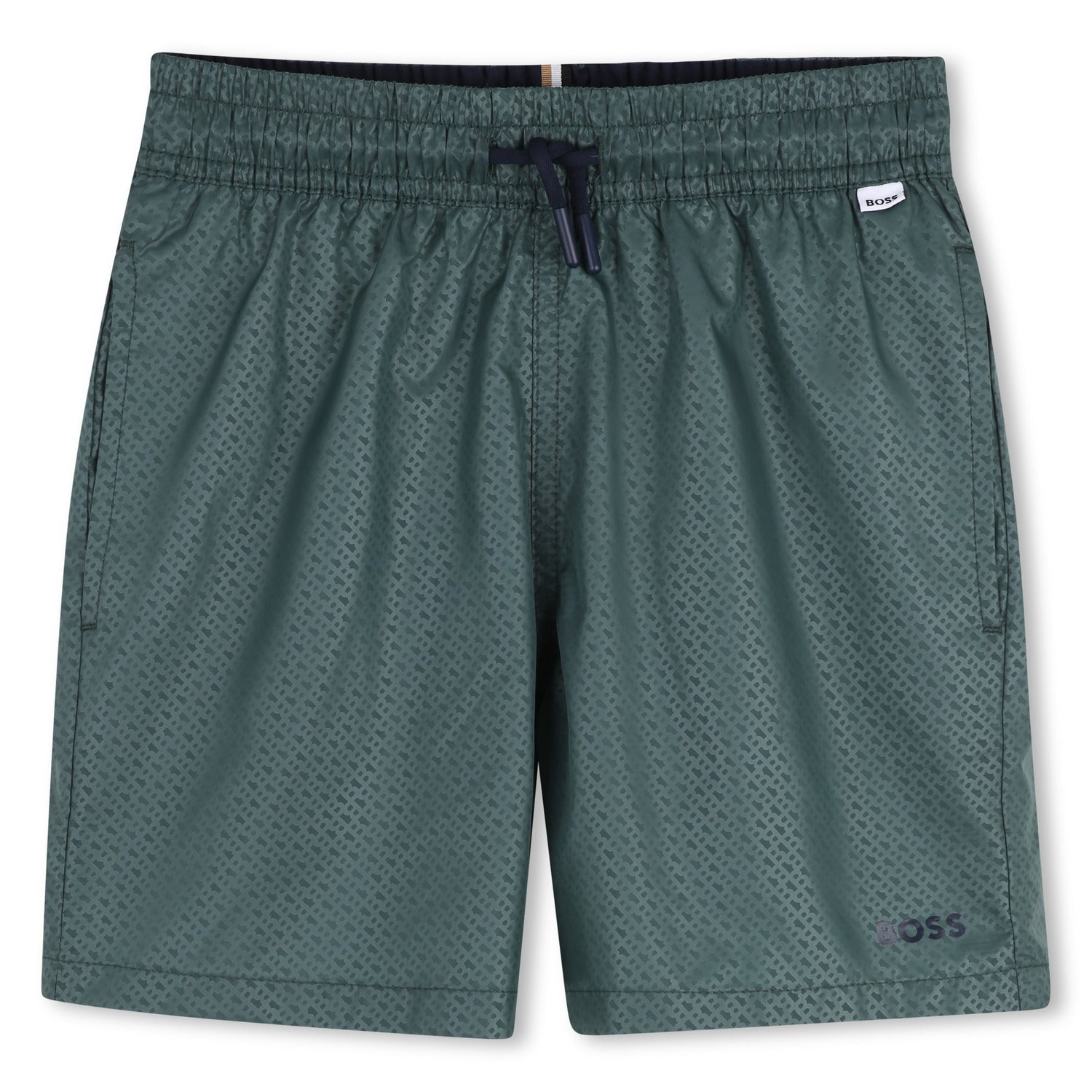 Bermuda Surfer Boston Monograma Double B Verde