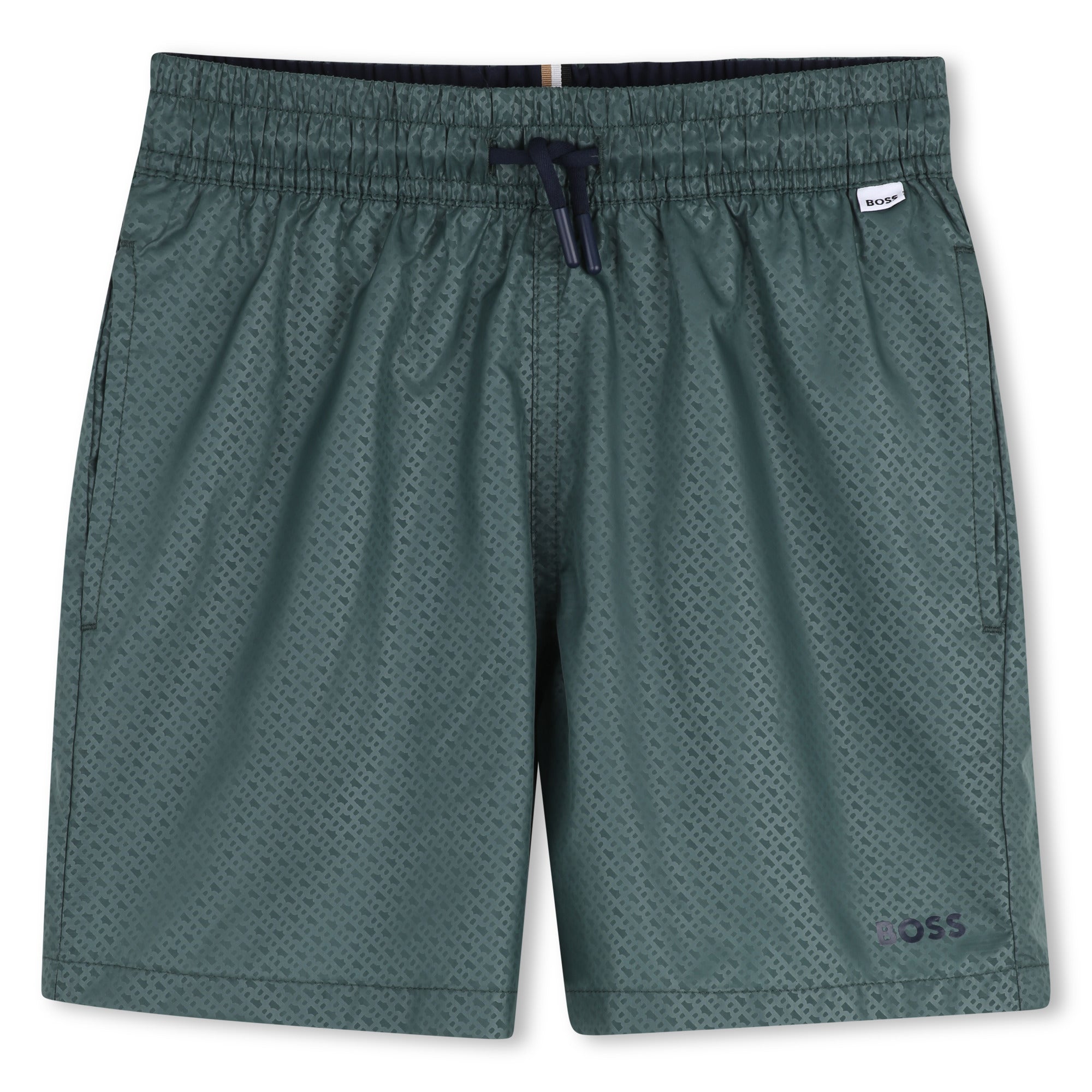 Bermuda Surfer Boston Monograma Double B Verde