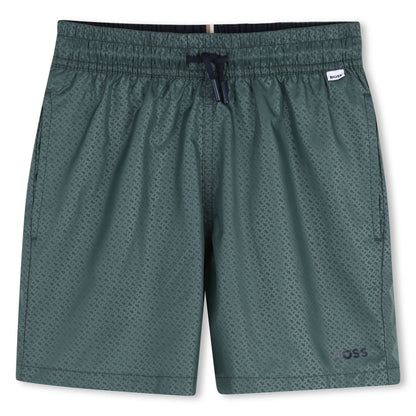 Bermuda Surfer Boston Monograma Double B Verde