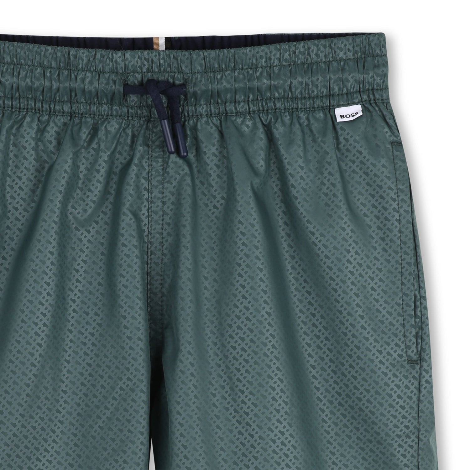 Bermuda Surfer Boston Monograma Double B Verde