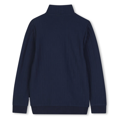 Cardigan Rayas Double B Azul