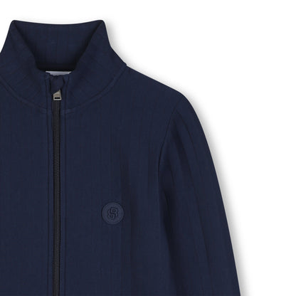 Cardigan Rayas Double B Azul