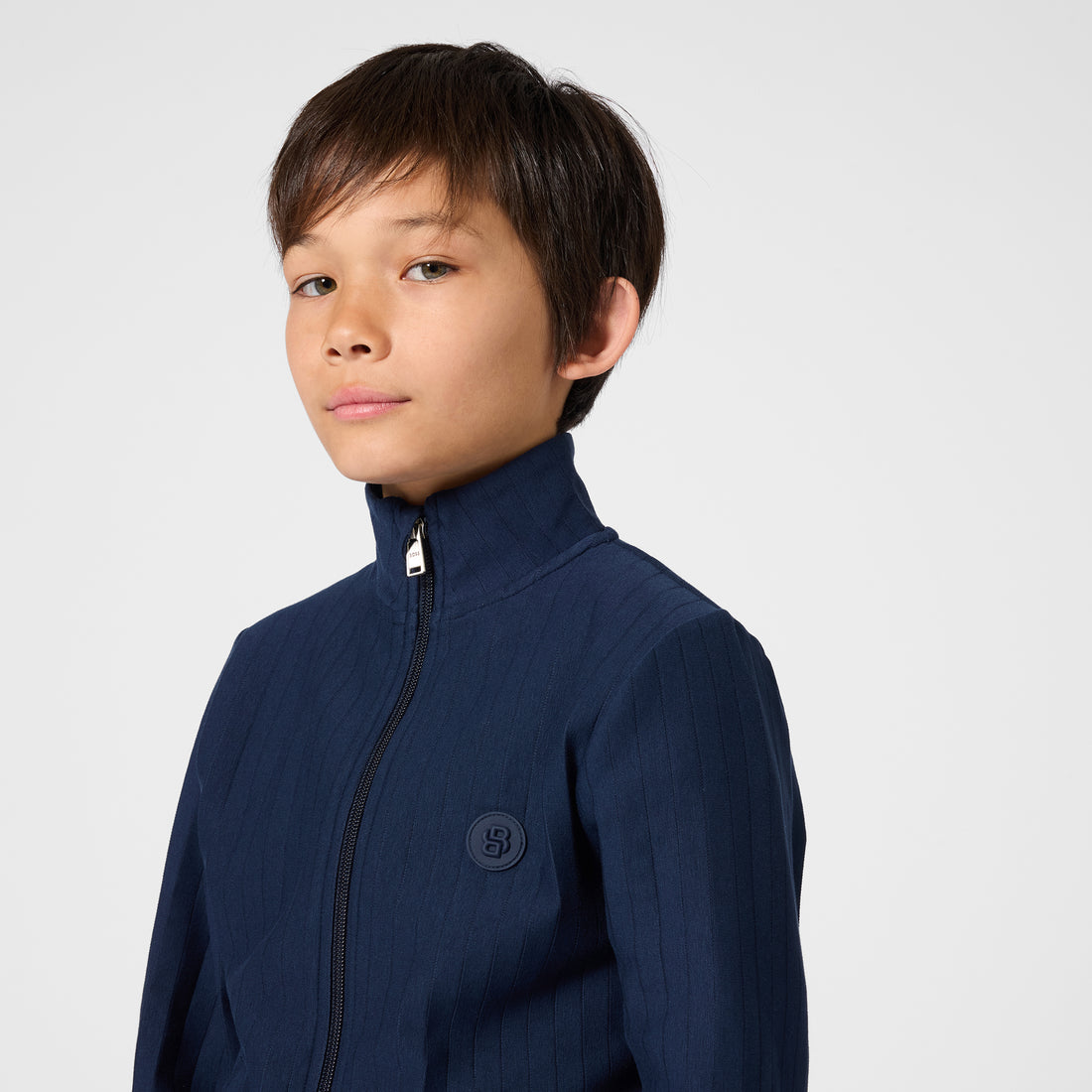 Cardigan Rayas Double B Azul