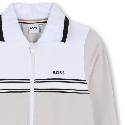 Cardigan Elástico Polo Ivory