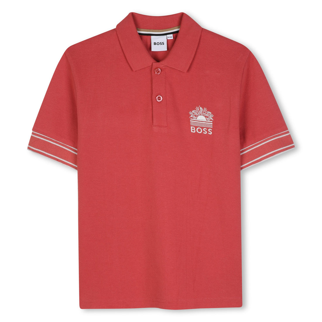 Polo Piqué Combinado Rosé