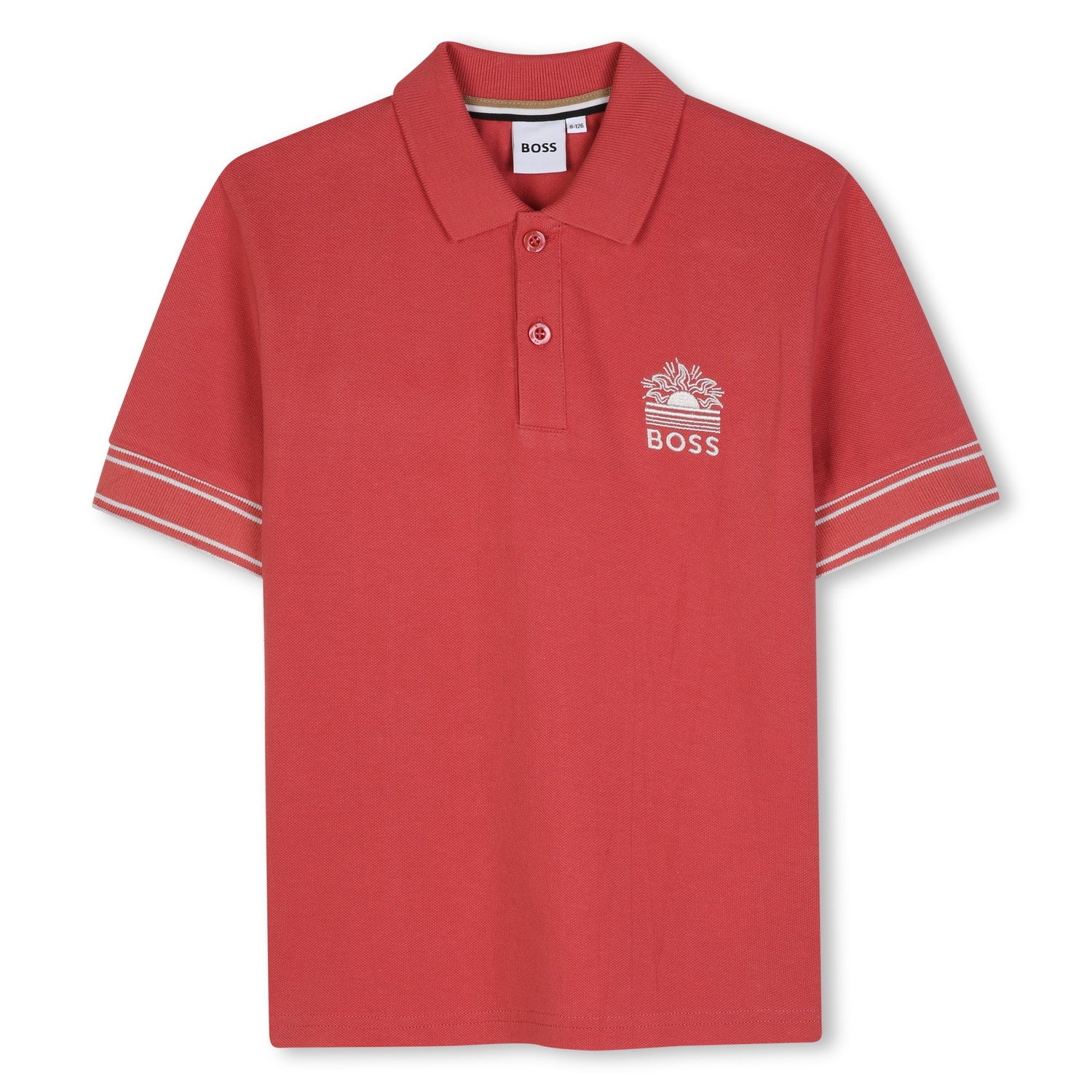 Polo Piqué Combinado Rosé