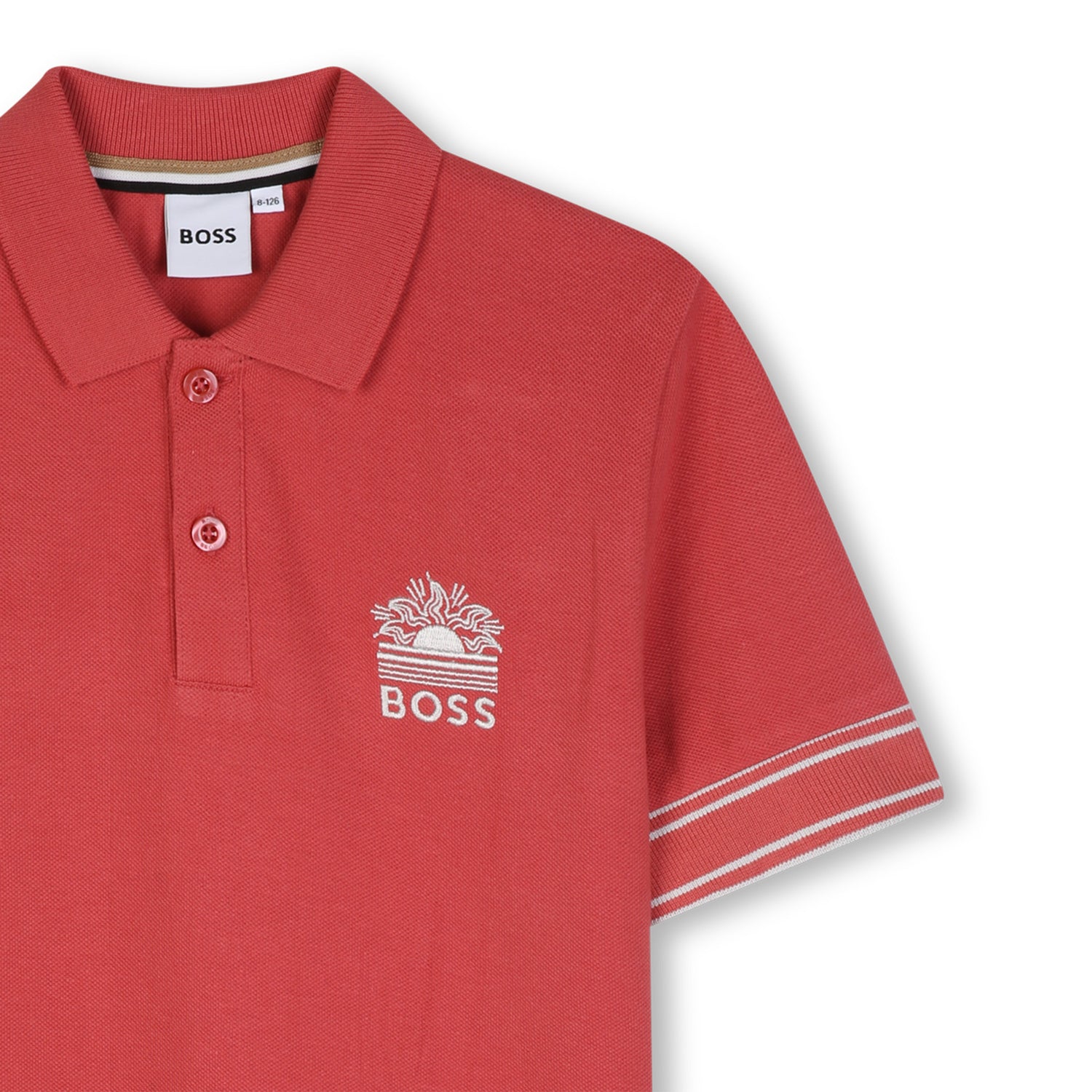 Polo Piqué Combinado Rosé
