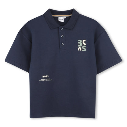 Polo Piqué Boston Azul