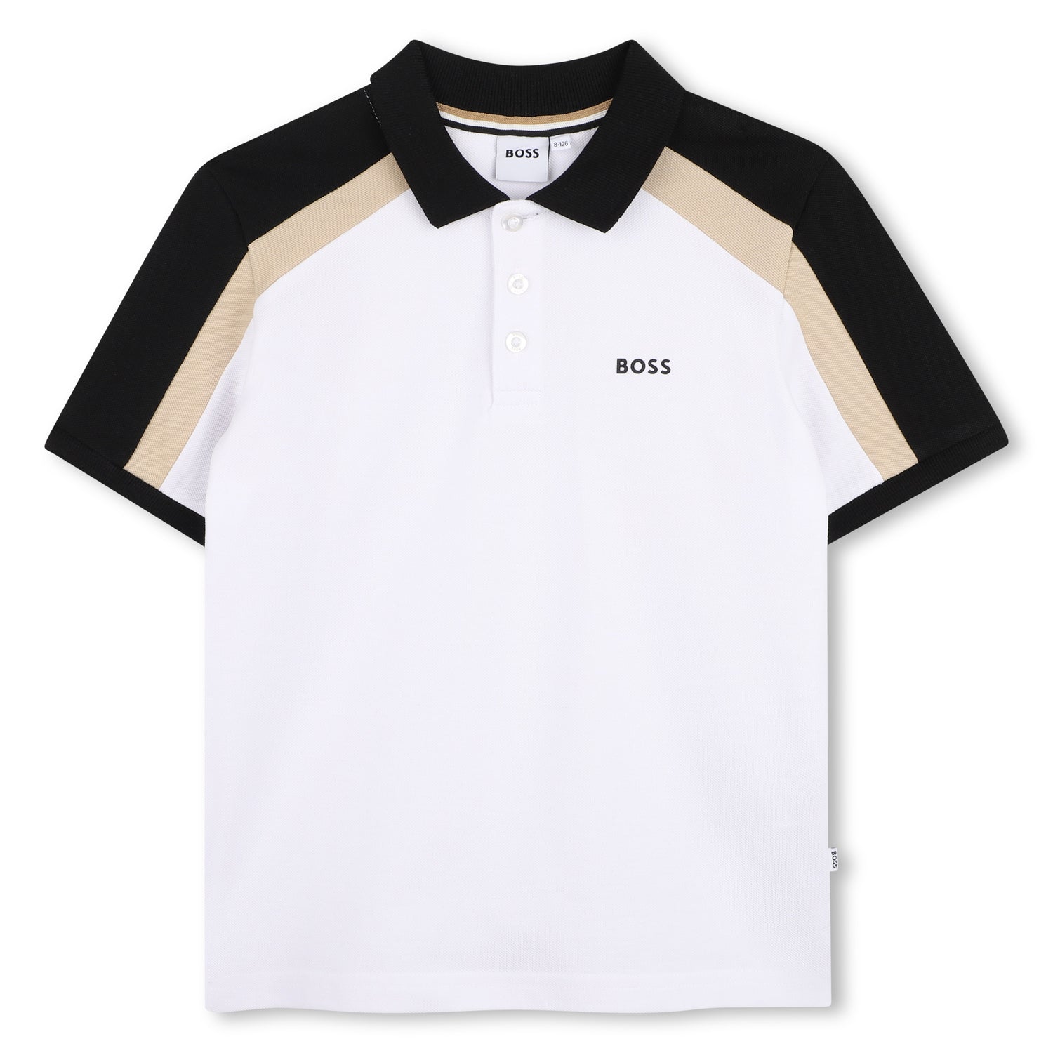 Polo Piqué Bloques Icónico Blanco