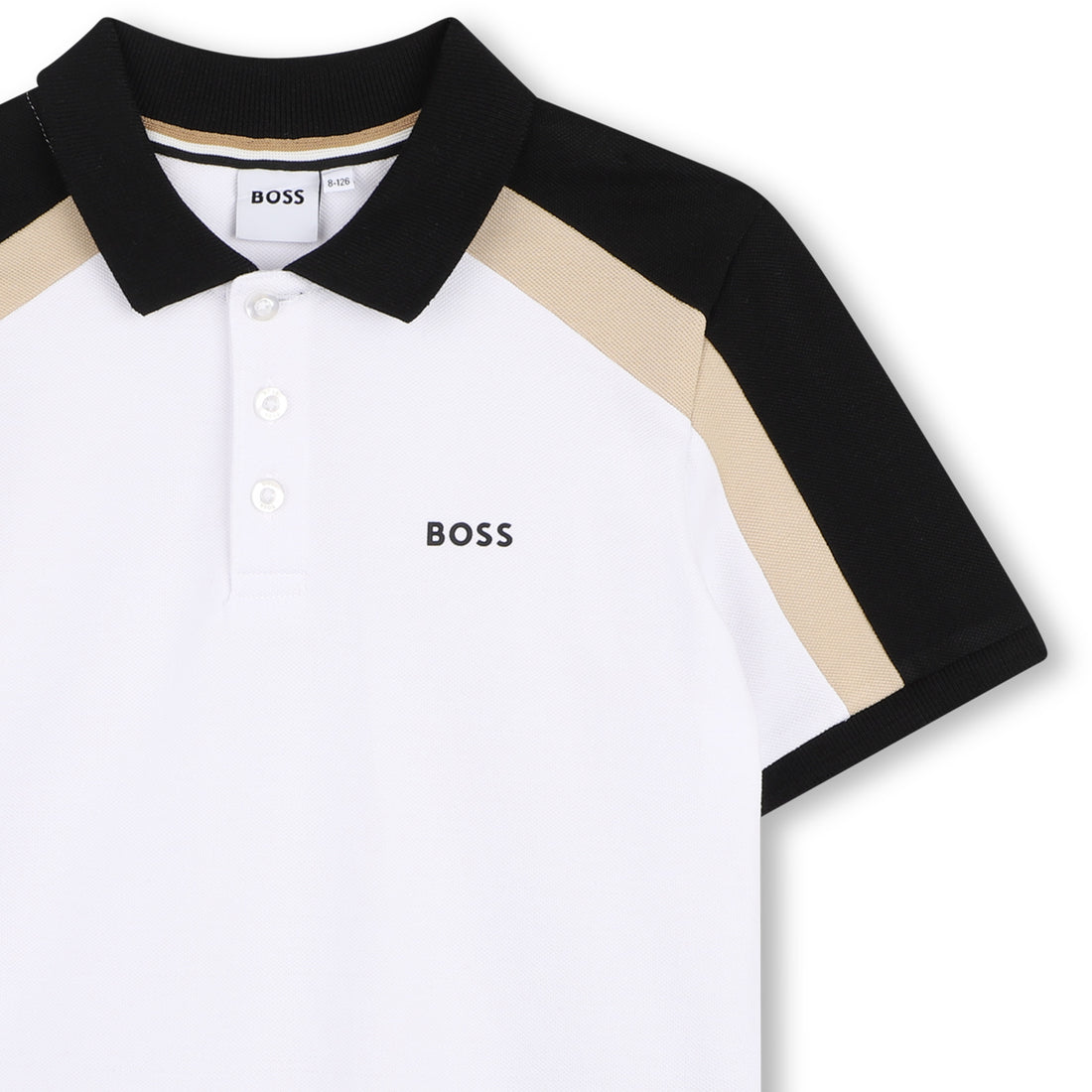 Polo Piqué Bloques Icónico Blanco