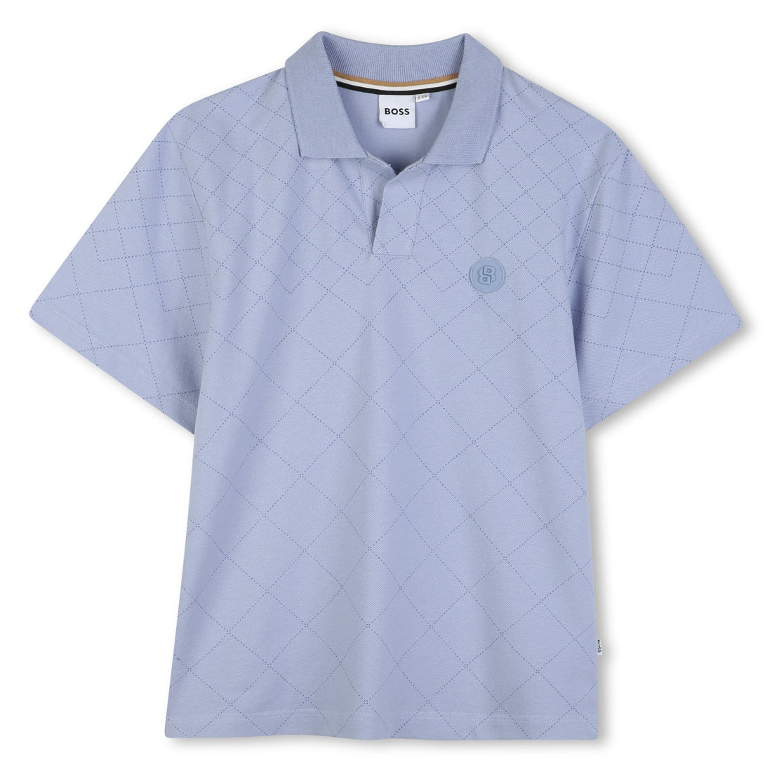 Polo Piqué Efecto Acolchado Double B