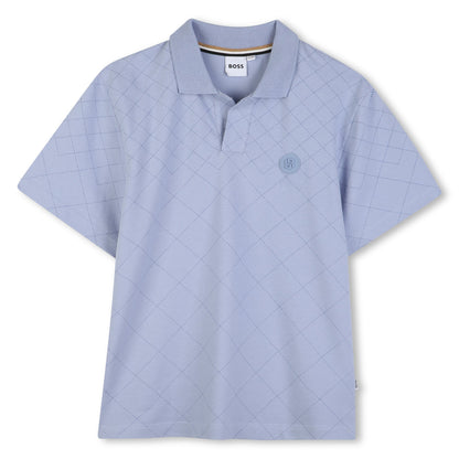 Polo Piqué Efecto Acolchado Double B