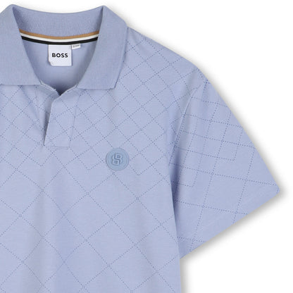 Polo Piqué Efecto Acolchado Double B