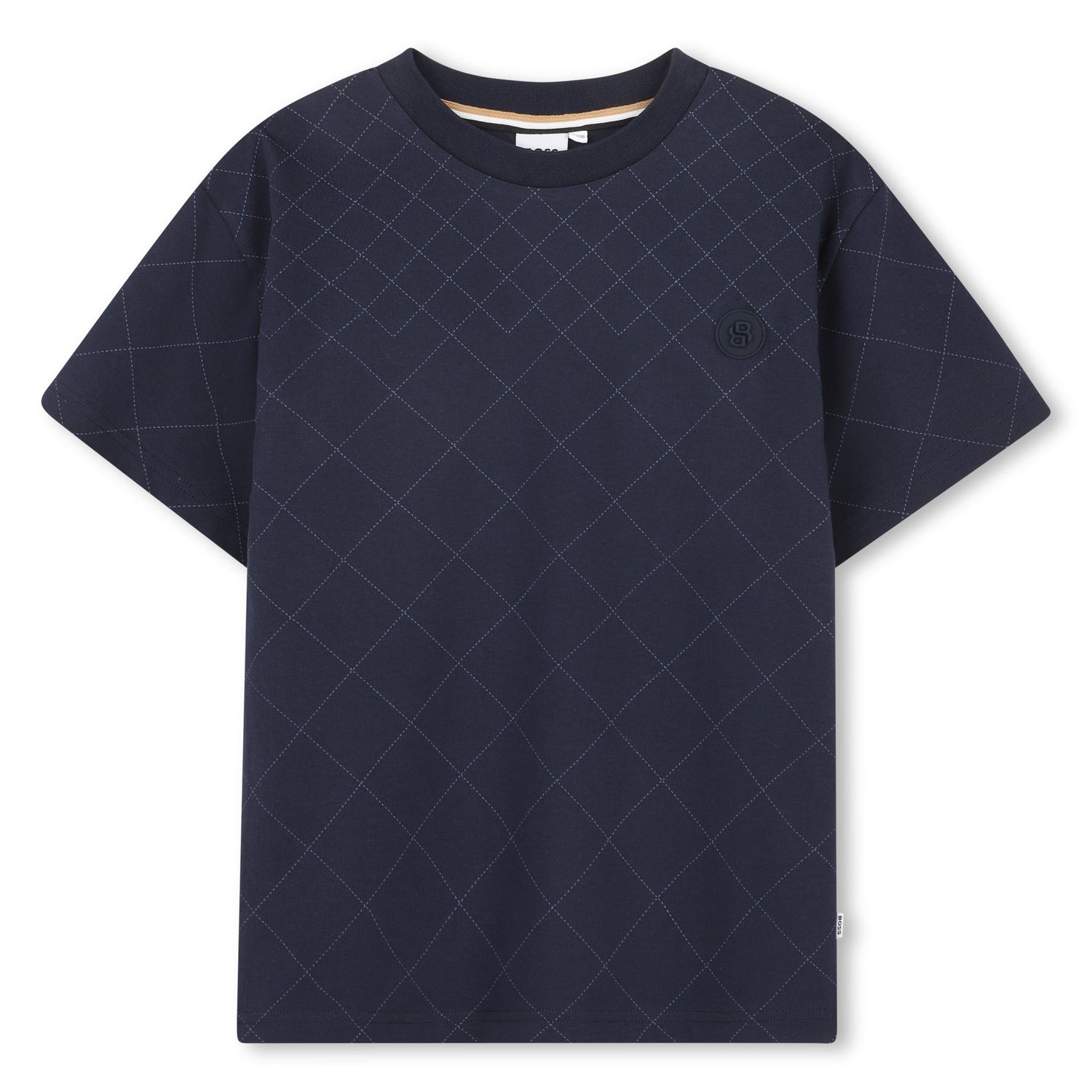 Camiseta Efecto Acolchado Double B Azul