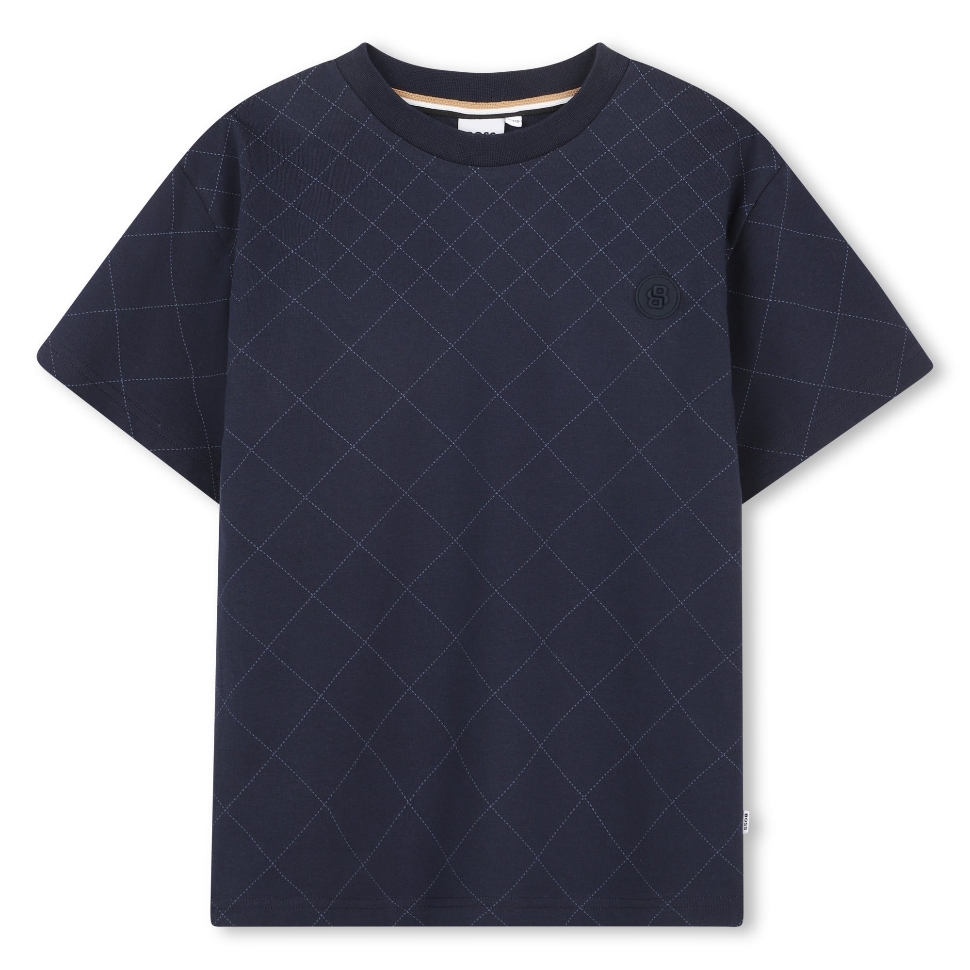 Camiseta Efecto Acolchado Double B Azul