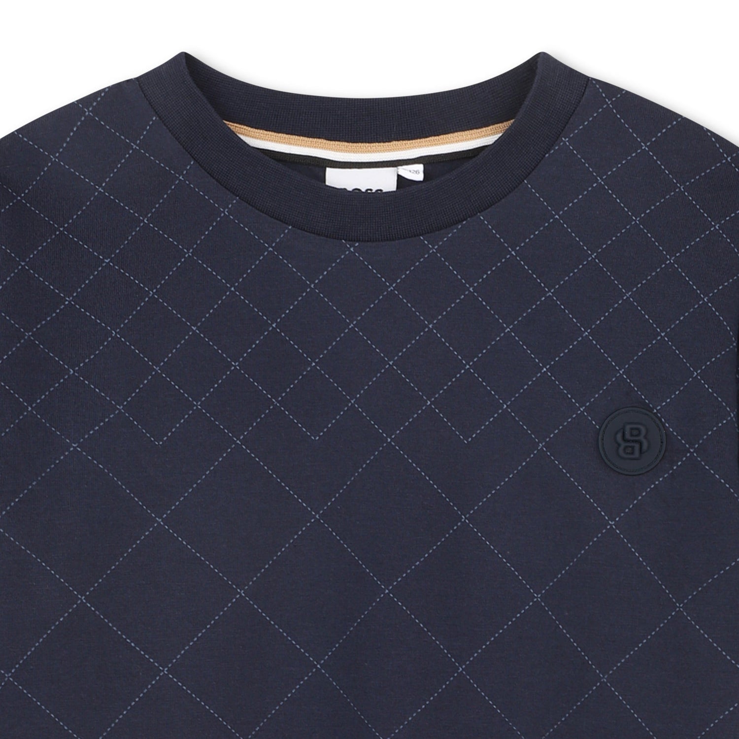 Camiseta Efecto Acolchado Double B Azul