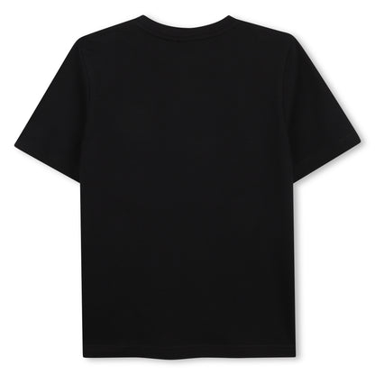Camiseta Gráfico Raised Negra
