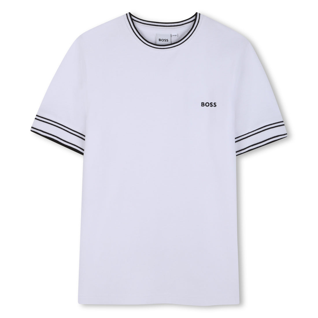 Camiseta Basics Piqué Franjas Negra