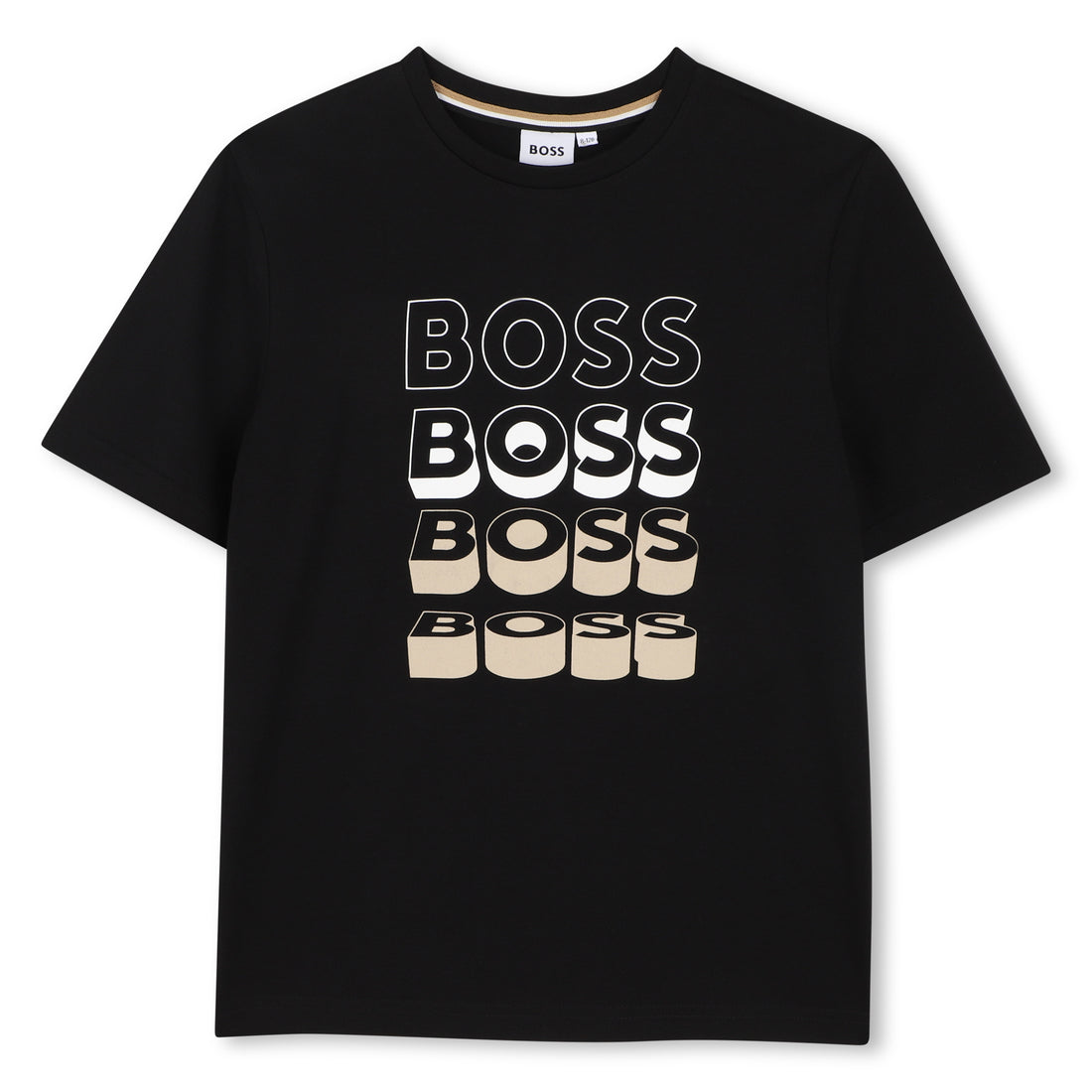 Camiseta Triple Logo Negro