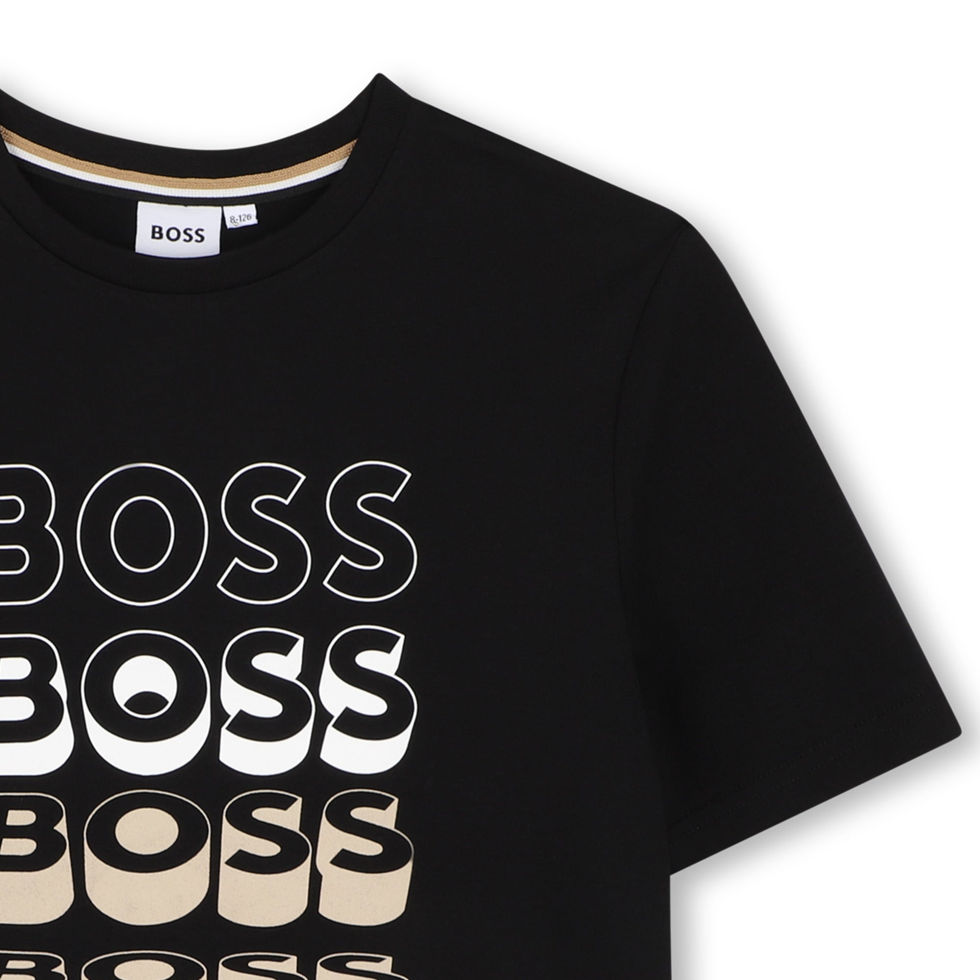 Camiseta Triple Logo Negro
