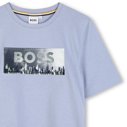 Camiseta Gráfico Lenticular NYC Peltre