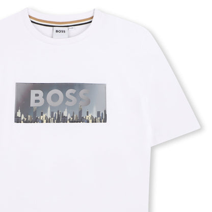 Camiseta Gráfico Lenticular NYC Blanco