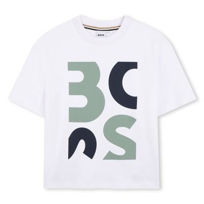 Camiseta Maxi Logo Boston Verde