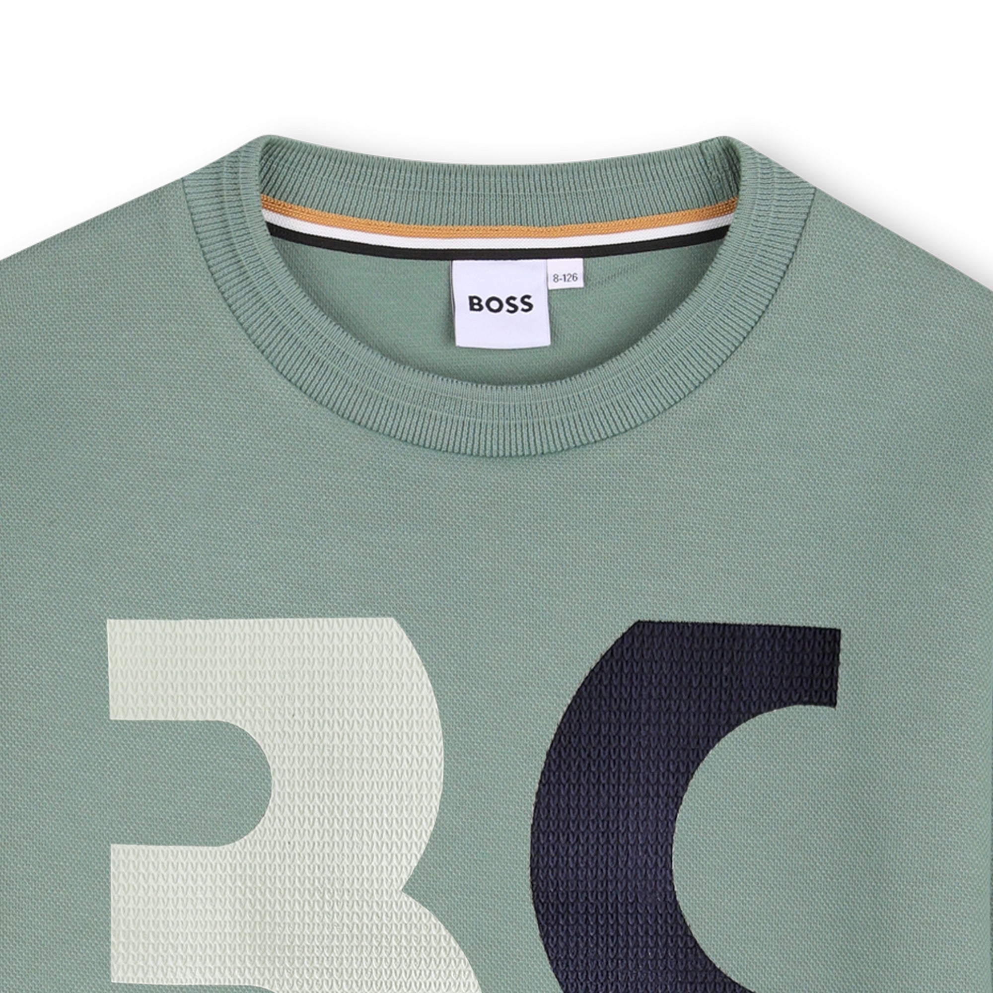 Camiseta Maxi Logo Boston Verde