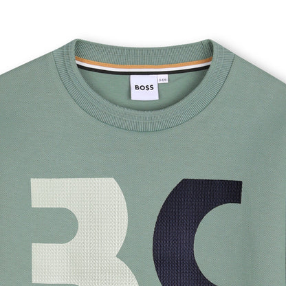 Camiseta Maxi Logo Boston Verde