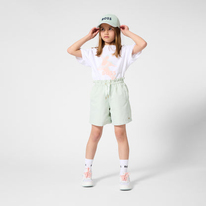 Short Texturizado Cintura Elástica Sprout Green