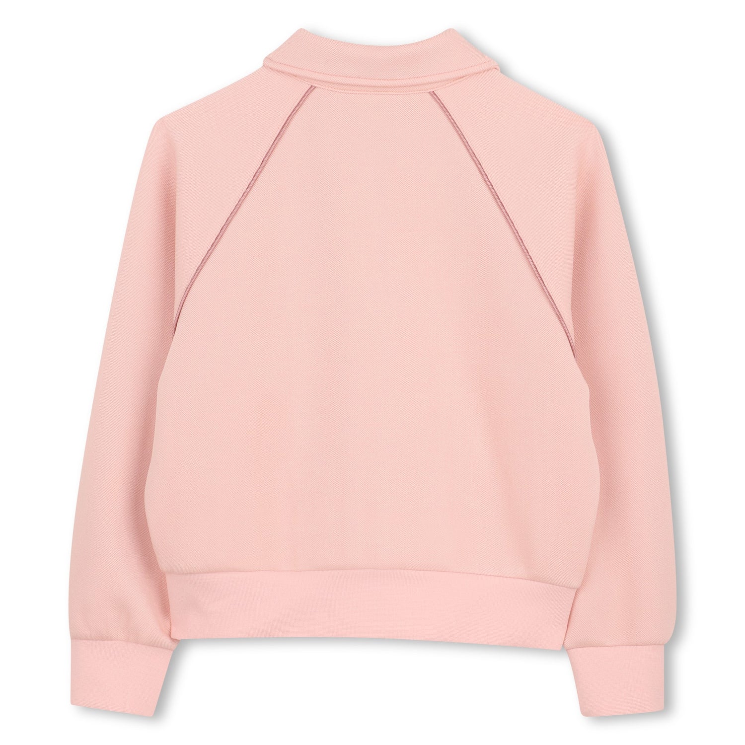 Cardigan Polo Piqué Rosé Pétale