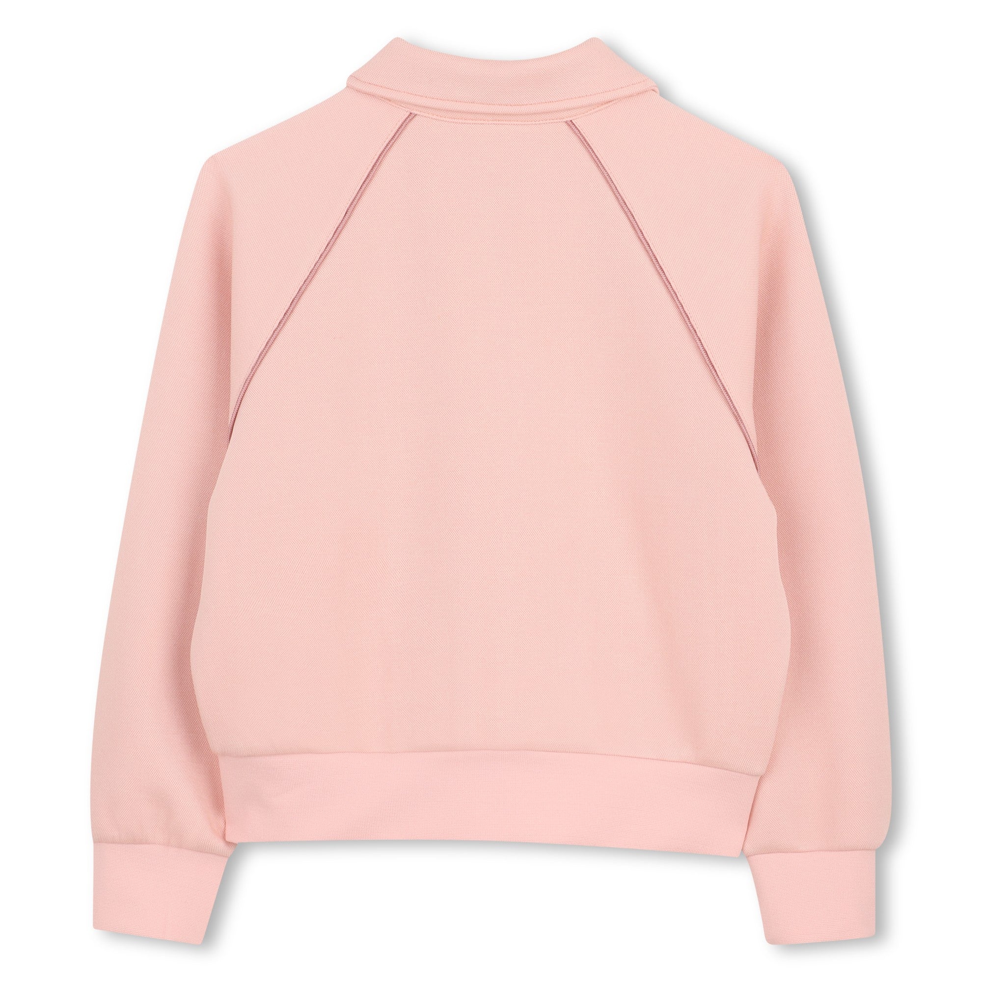 Cardigan Polo Piqué Rosé Pétale