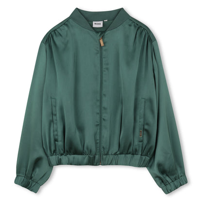 Cardigan Satinado Vert Sapin