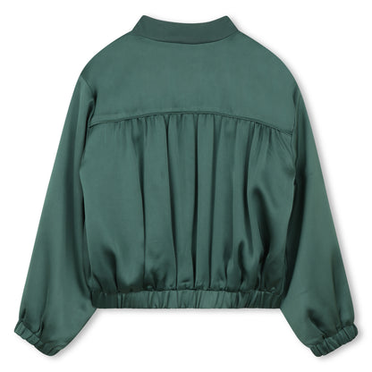 Cardigan Satinado Vert Sapin