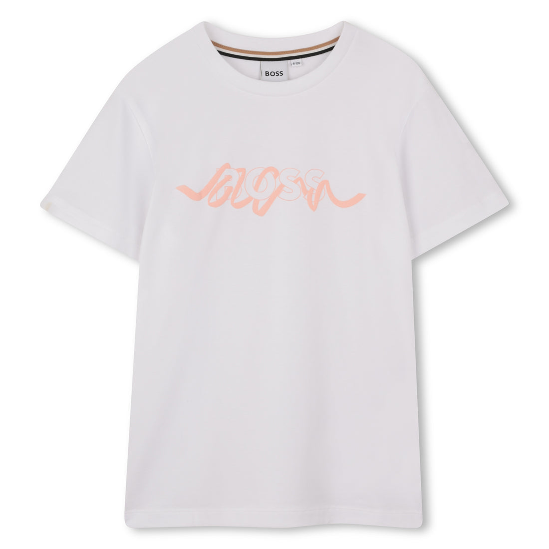 Camiseta Logo Efecto Cinta Blanco