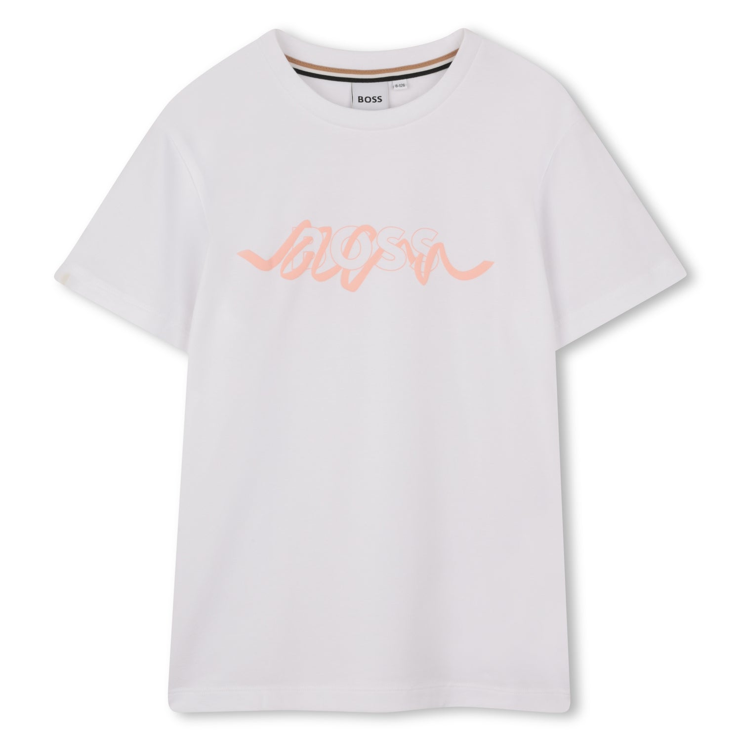 Camiseta Logo Efecto Cinta Blanco