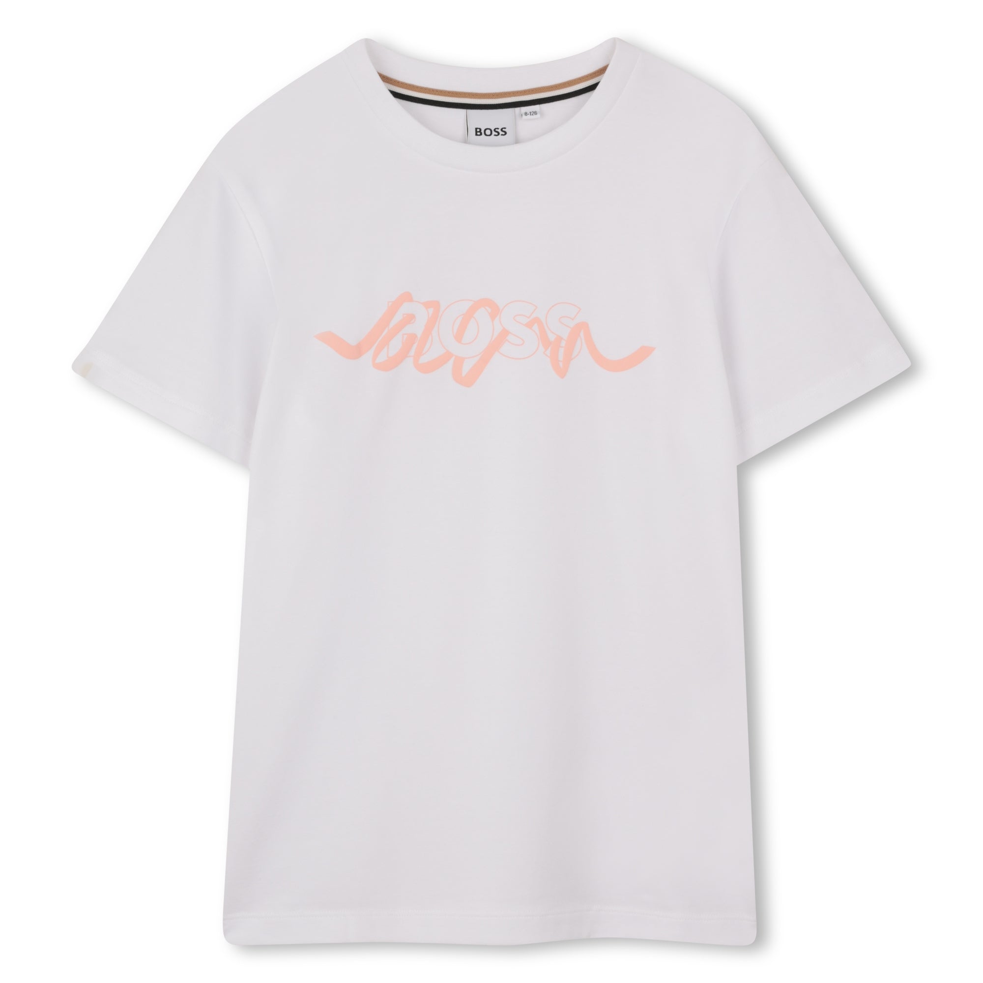 Camiseta Logo Efecto Cinta Blanco