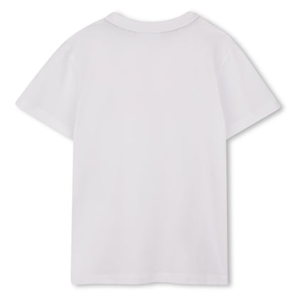 Camiseta Logo Efecto Cinta Blanco