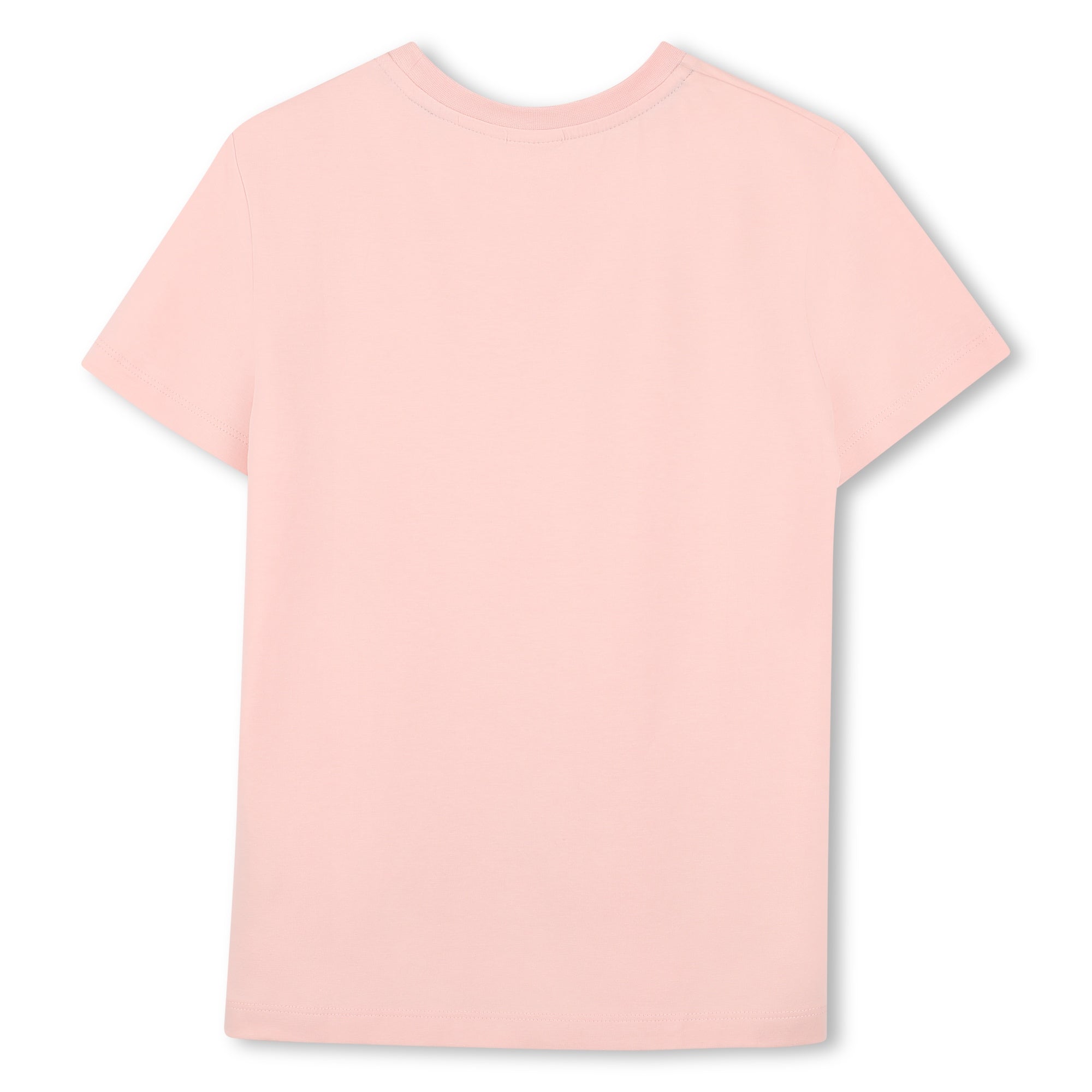 Camiseta Logo Efecto Cinta Rosé Pétale