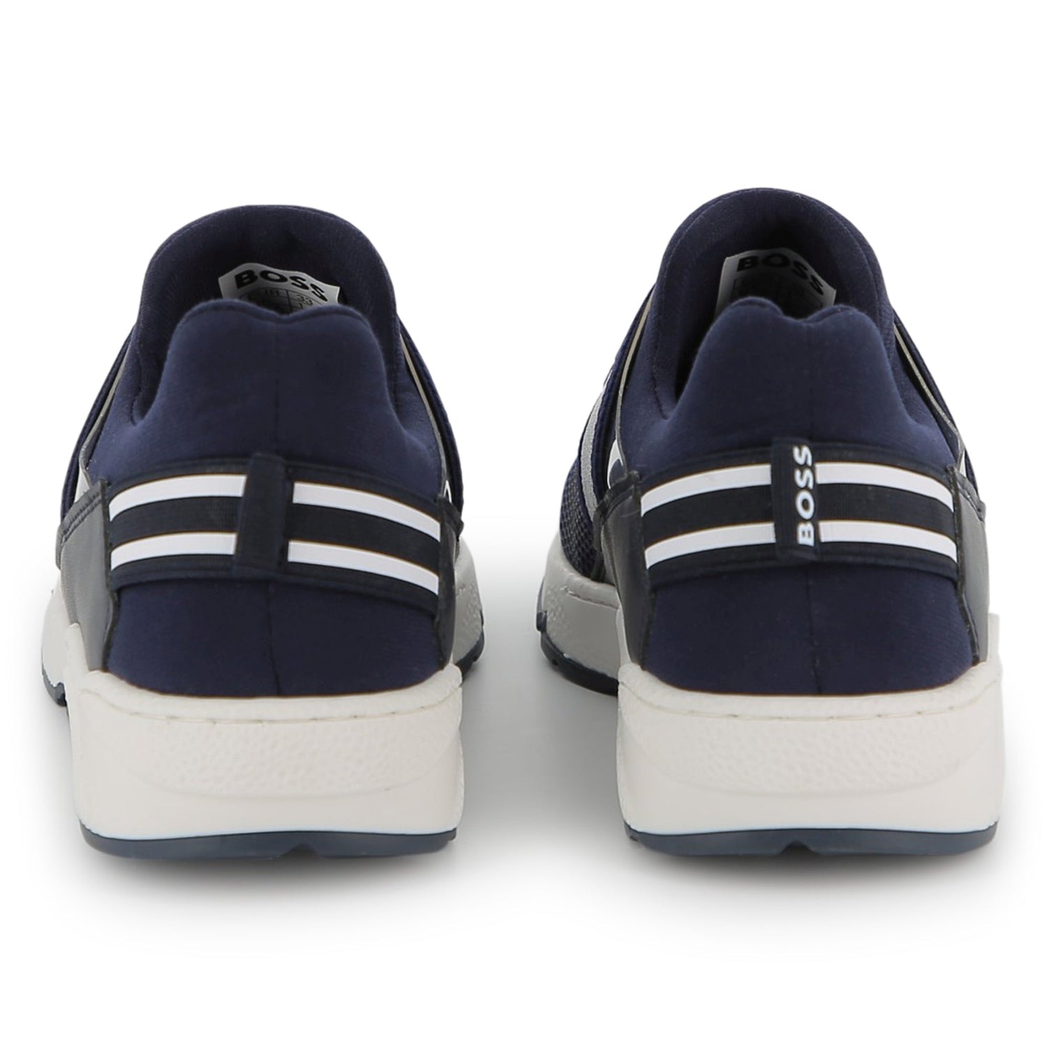 Sneakers Textil | Cuero Elástico Azul