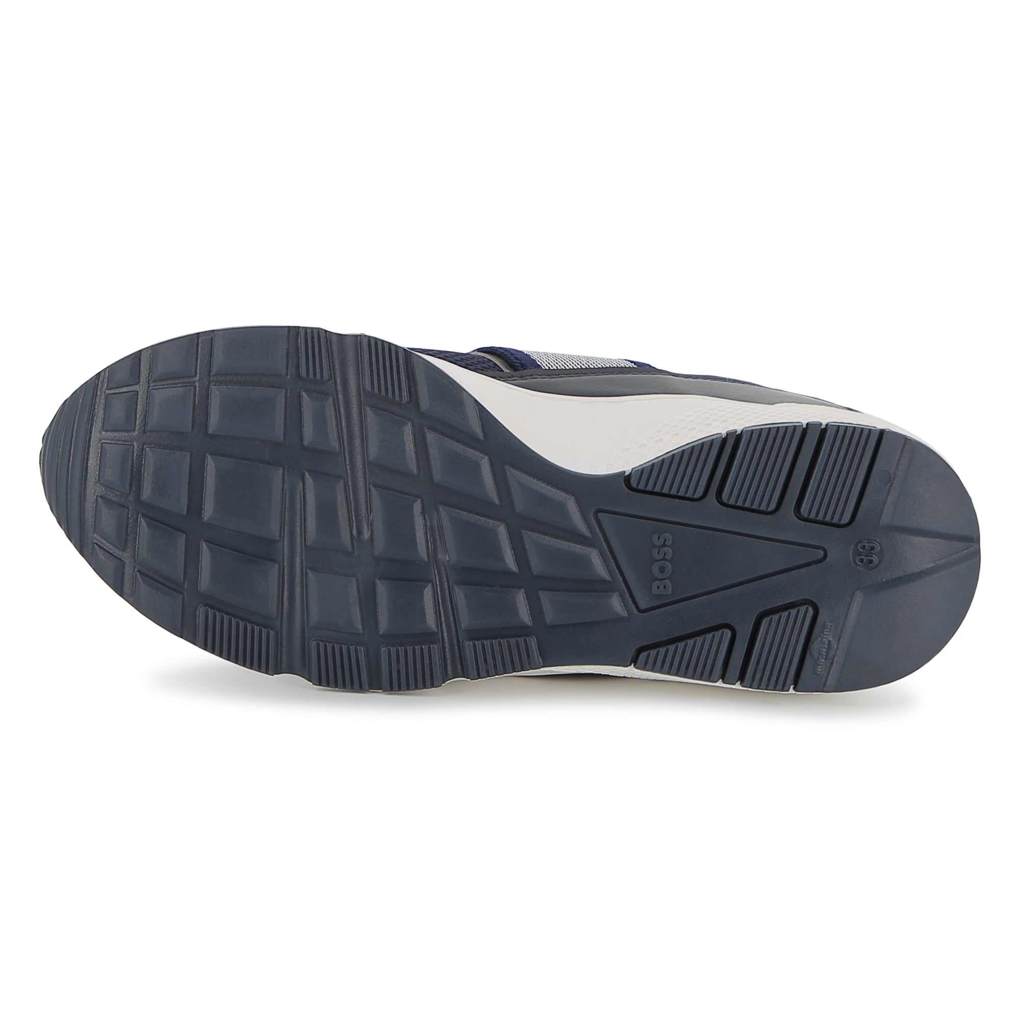 Sneakers Textil | Cuero Elástico Azul